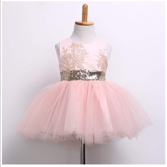 Toddler floral sleeveless princess dress gown - Picture 2 of 8